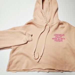 Official Coachella Valley Music & Arts Festival Limited Promo Cropped Hoodie USA